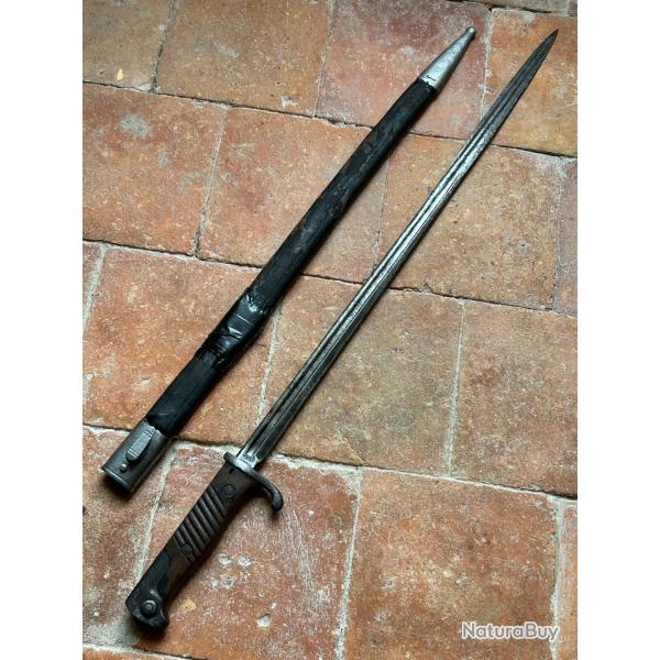 Ba�onnette allemande S98 2eme type regiment�e - WW1