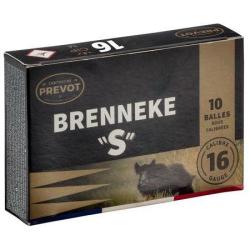 Cartouches Prevot Brenneke "S" - Demi-blind&eacute;e - 21 g / Par 1 / 16/67