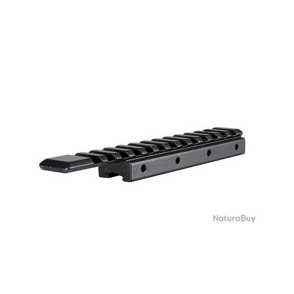 Rail adaptateur HAWKE 11mm vers 3/8 Fusil rail weaver / picatinny 6.1 pouces /155mm