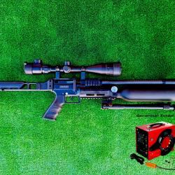 PACK-2 Carabine PCP SNOWPEAK AP900B Cal. 5,5 mm 19,9 J. + Valve Puissance + COMPRESSEUR