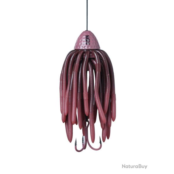 Leurre Madcat Worm Teaser 100g Sinking 100g 35cm Brown Worm