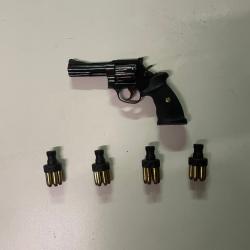 Manurhin MR 73 Gendarmerie 4 pouces avec 4 speed loaders