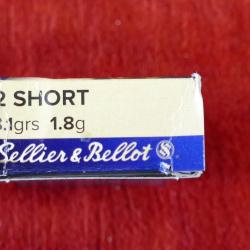 50 Munitions .22 Short Sellier & Bellot