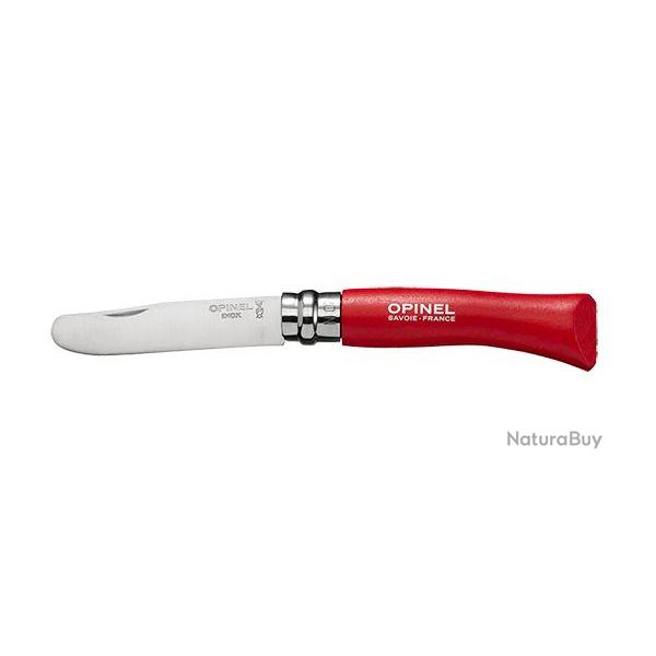 Mon Premier Opinel N�07 Inox Rouge (6Pcs) - R�f: OP001698
