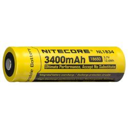 Accu Li-ion 18650 - 3400mAh - Nitecore - Ref NCNL1834 - EAN 6952506491506