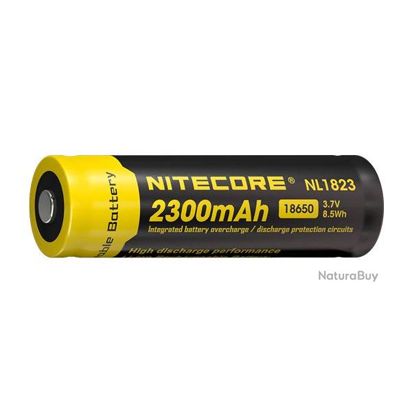 Accu Li-ion 18650 - 2300mAh - Nitecore - Ref NCNL1823 - EAN 6952506491476