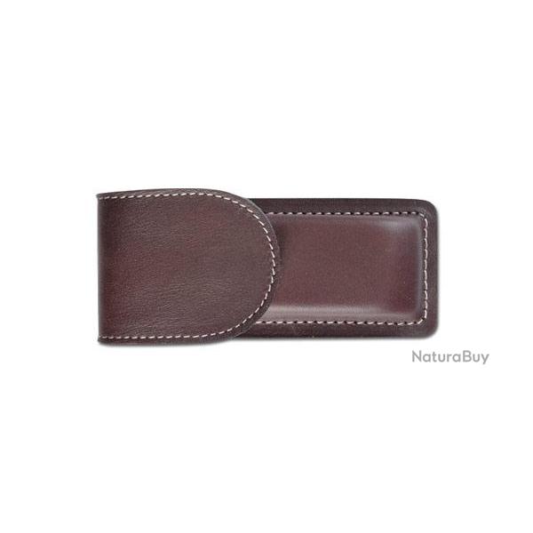 Pielcu Etui Cuir moul� doubl� rouge grenat 30 - R�f: PL78201_30
