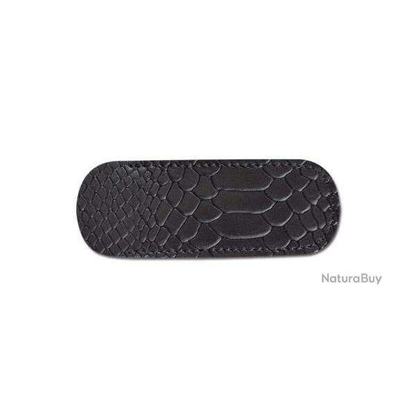 Etui fleur de Cuir serpent noir - R�f: PL78204_02