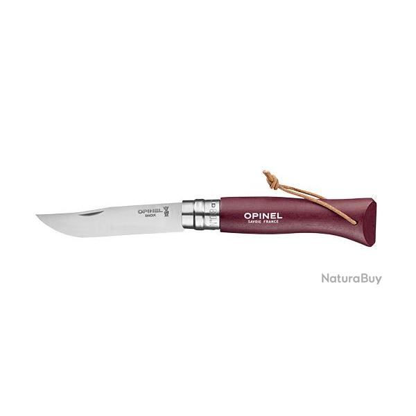 Baroudeur N�08 Inox Grenat - R�f: OP002213