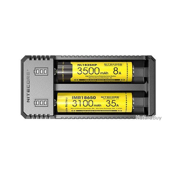 Chargeur micro-USB 2 accus - R�f: NCUI2
