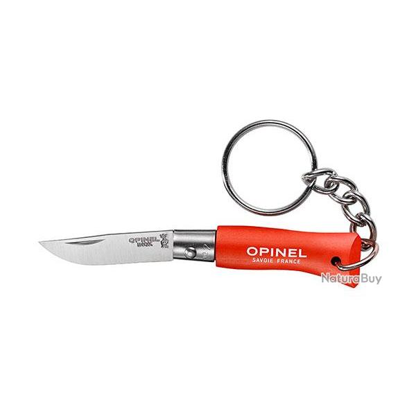 Porte-cl�s N�02 Inox - Orange - Opinel - Ref OP002272 - EAN 3123840022722