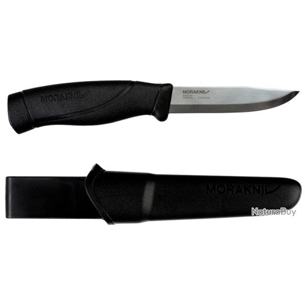 Morakniv Companion HD Black - Couteaux fixes - Ref MO13159