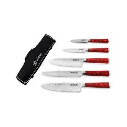 Pakka - Trousse 5 couteaux Pakka - R&eacute;f: WU8038