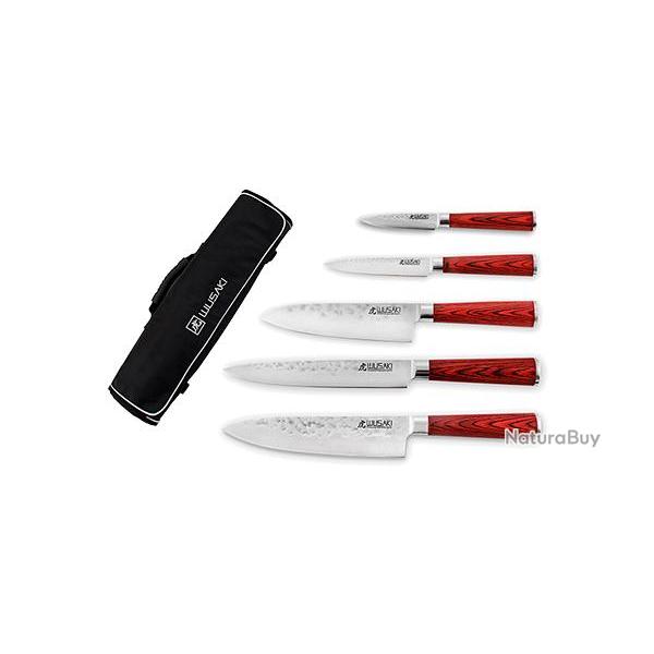 Pakka - Trousse 5 couteaux Pakka - R�f: WU8038