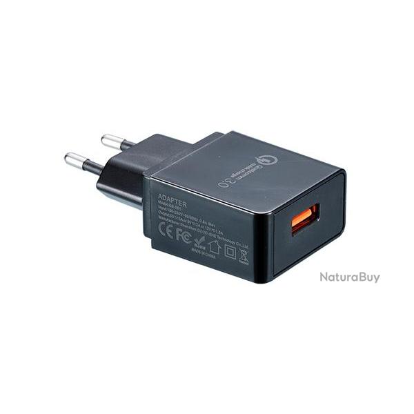 Adaptateur secteur 100-240V - R�f: NCQC3USB