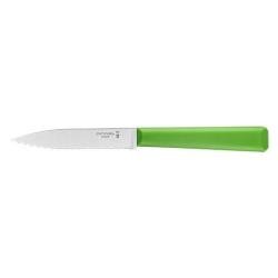 Opinel Office crant&eacute; n&deg;313 Vert - Lame 100mm