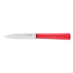 Opinel Office crant&eacute; n&deg;313 Rouge - Lame 100mm