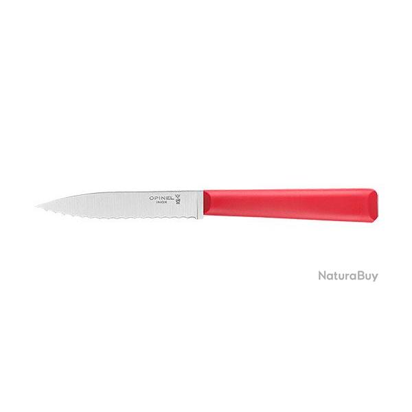 Opinel Office crant� n�313 Rouge - Lame 100mm
