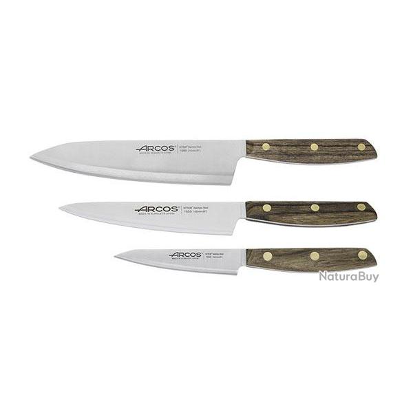 Arcos Nordika - Set 3 couteaux
