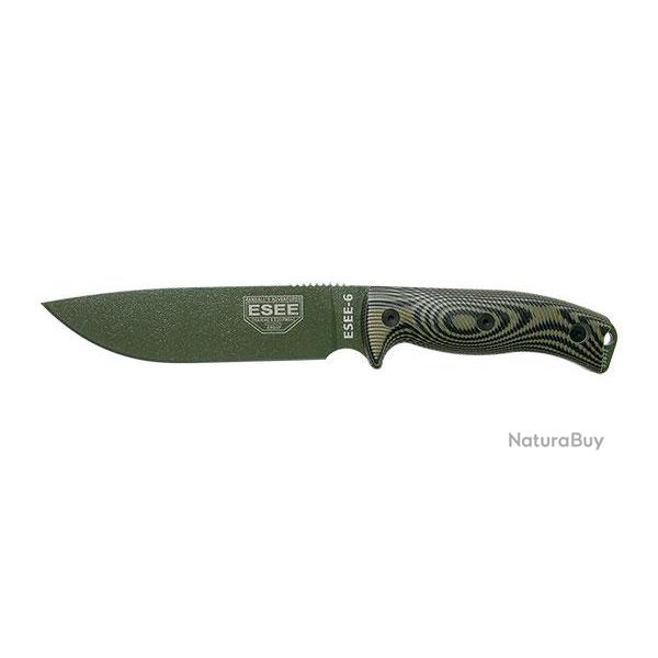 ESEE ESEE-6 - Lame Verte - Vert/Noir