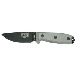 ESEE-3 - Noir - Pommeau modifi&eacute; - ESEE - Ref EE3PMB - EAN 811328022236