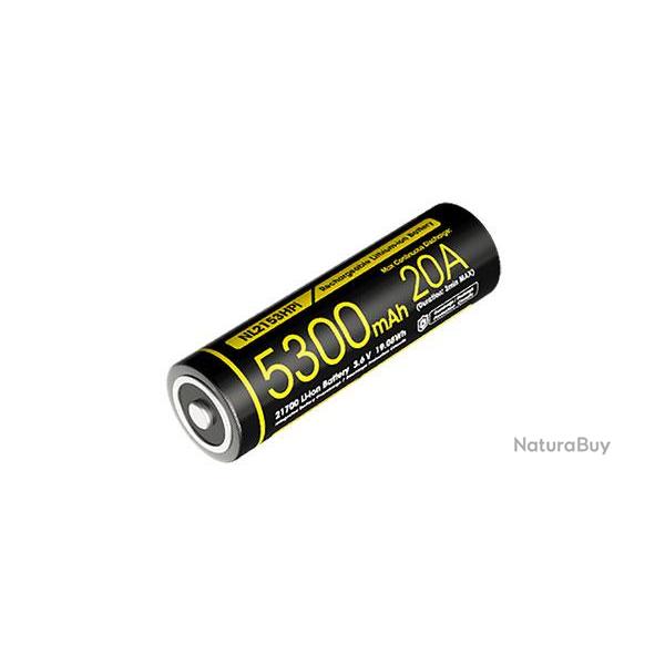 Accu Li-ion 21700i Haute Performance - Nitecore - Ref NCNL2153HPI - EAN 6952506495917