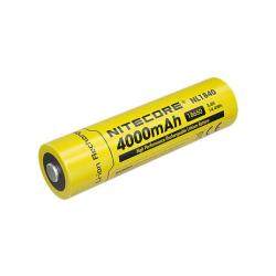 Accu Li-ion 18650 - Capacit&eacute; 4000mAh - Nitecore - Ref NCNL1840 - EAN 6952506496396