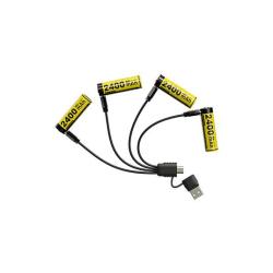 Pack 4x Batteries (AA) NH2400 - R&eacute;f: NCNH2400
