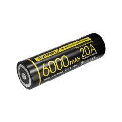 Accu Rechargeable 21700 Li-ion Haute Performance - Nitecore - Ref NCNL2160HPI - EAN 6952506496914