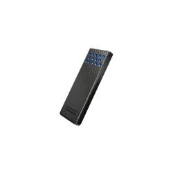 Batterie externe en carbone CARBO 10000 G2 Bleue - 10000mAh - R&eacute;f: NCC10000G2B
