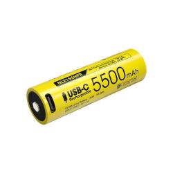 Accu Rechargeable 21700 Li-ion Haute Performance - Nitecore - Ref NCNL2155HPR - EAN 6952506498222