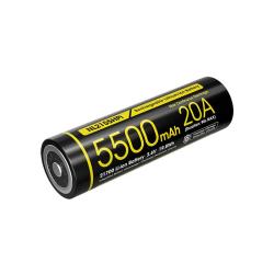 Accu Rechargeable 21700i Li-ion Haute Performance - Nitecore - Ref NCNL2155HPI - EAN 6952506497225