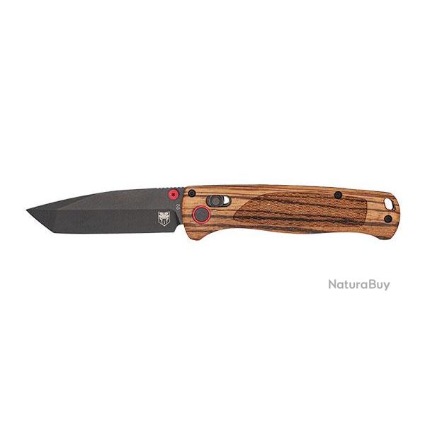 Zebrawood Tanto Black - Cobratec - Ref CBZWDBLTBLK - EAN 753389274042