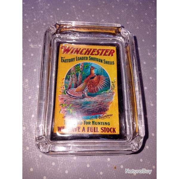 Cendrier Winchester en verre