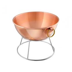 BASSINE &Agrave; BLANC D'OEUFS CUIVRE &Agrave; ANNEAU 20 cm