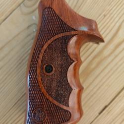 Plaquettes bois ambidextres pour revolvers Smith & Wesson carcasse K ou L