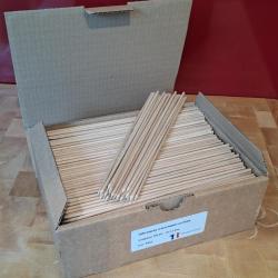 PIQUES BROCHETTES H&Ecirc;TRE 25 CM CARTON DE 1000