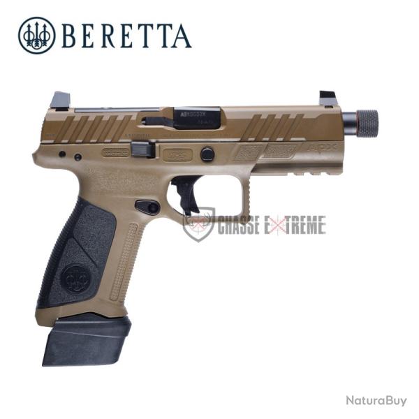 Pistolet BERETTA APX A1 Tactical Fde Cal 9mm Para