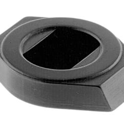Embase Avant Pivot Prisme 70 degr&eacute;s L 28 Largeur 12 BH 6 - Recknagel - Ref 03235-0120