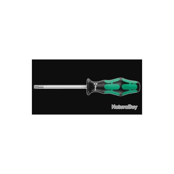 Tournevis Torx 367 avec fonction de retenue Tournevis torx HF TX 25 - WERA - Ref WER028053