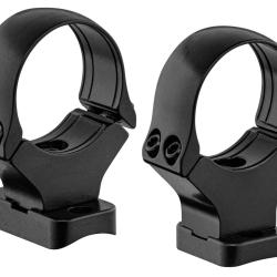 Anneaux droits fixe MAK 30mm Medium avec embases Sauer 202 - Ref 4020-30080
