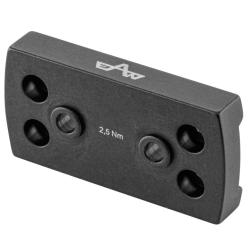EAW GTM adaptateur Aimpoint Micro GTM adaptateur Aimpoint Micro; entraxe 20mm; BH 6mm - Ref GTM60018