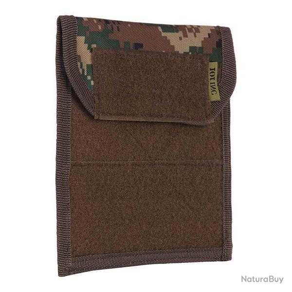 Pochette plate velcro porte documents syst�me Molle Camouflage Digital