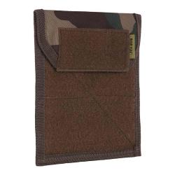 Pochette plate velcro porte documents syst&egrave;me Molle Camouflage Woodland