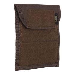 Pochette plate velcro porte documents syst&egrave;me Molle Vert