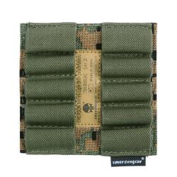 Pochette militaire velcro uni - pour 5 batons lumineux Camouflage Digital