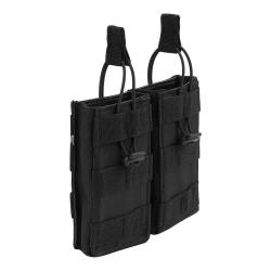 Pochette 2 chargeurs syst&egrave;me Molle  #F Noir