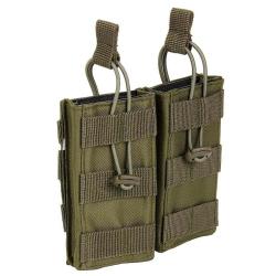 Pochette 2 chargeurs syst&egrave;me Molle  #F Vert