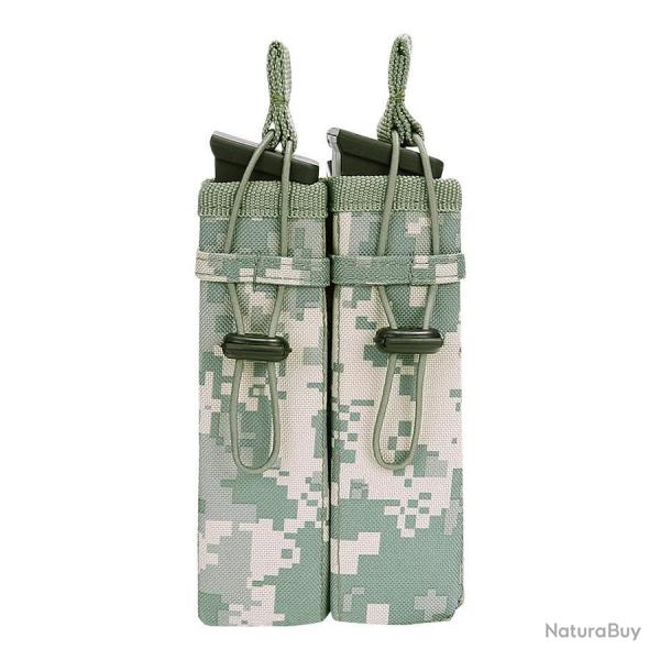 Pochette 2 chargeurs syst�me Molle  #C Camouflage ACU