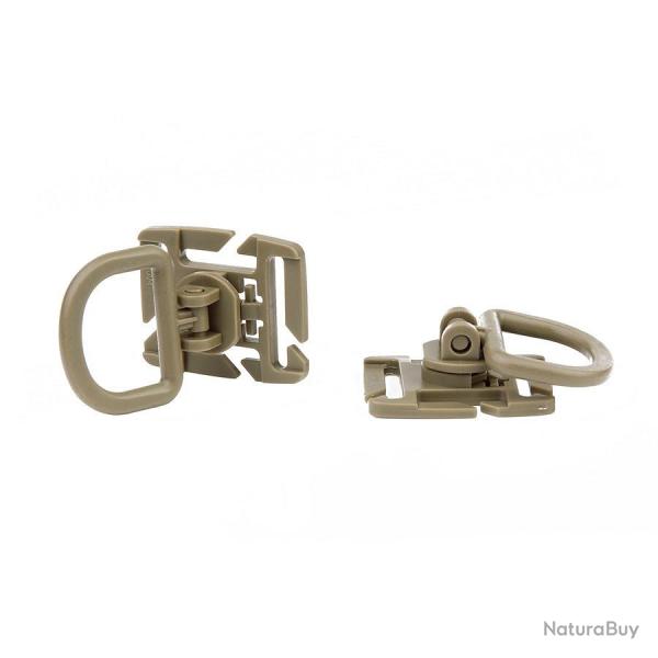 Lot de 2 anneaux D - Syst�me Molle Coyote